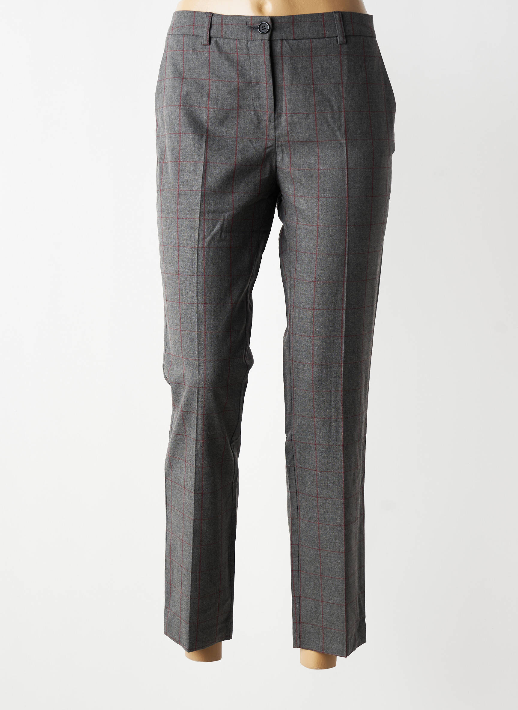 Pantalon 7/8 stretch taille normale gris HOD femme