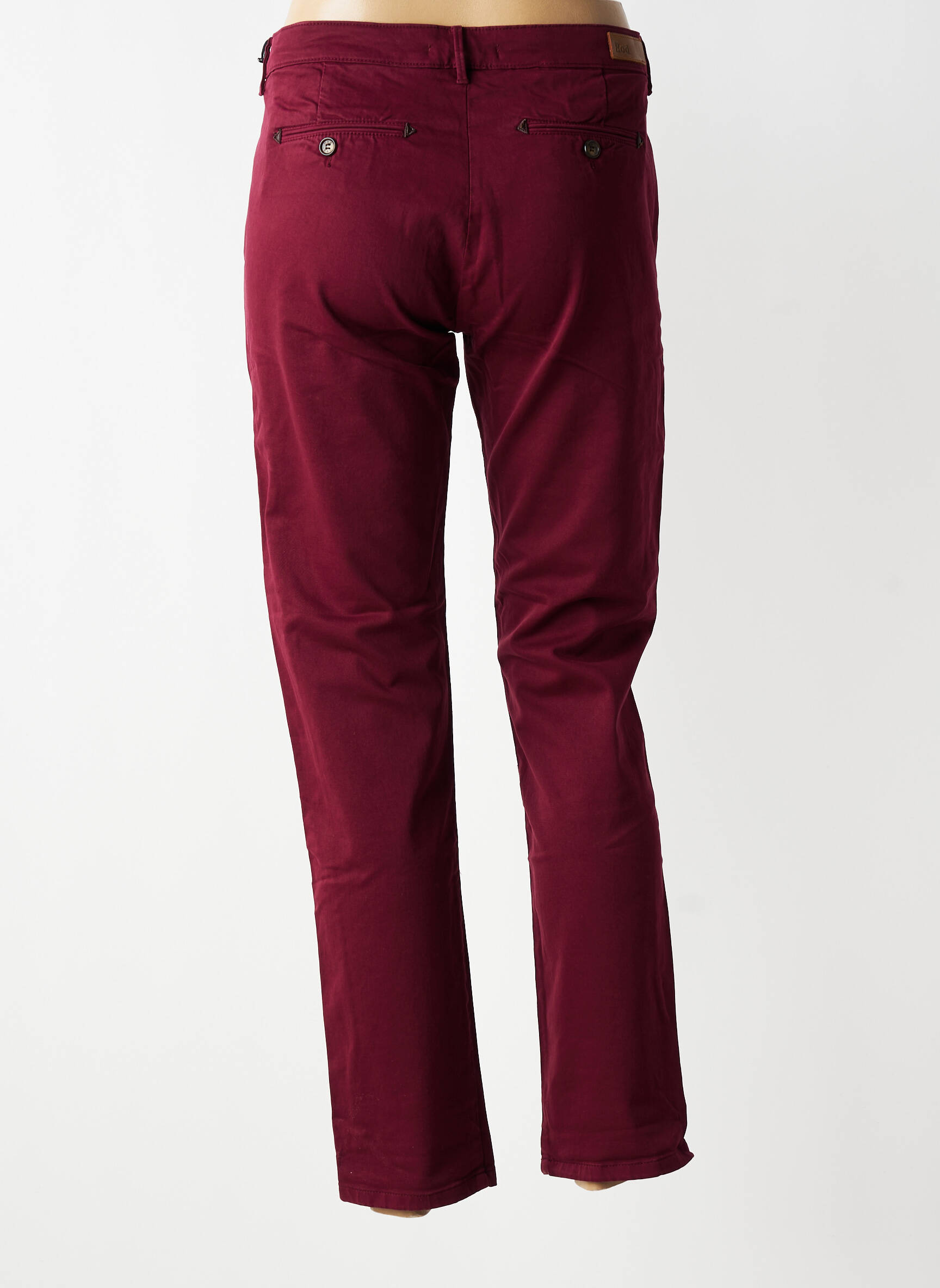 Pantalon chino stretch taille normale violet HOD femme