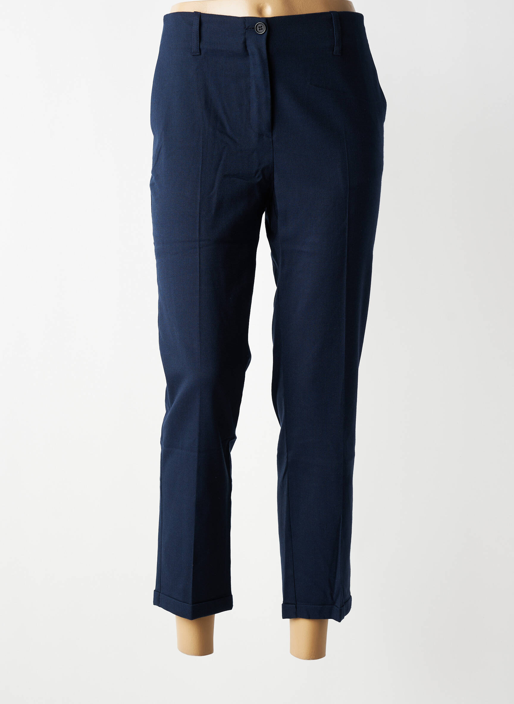 Pantalon 7/8 stretch taille normale bleu HOD femme
