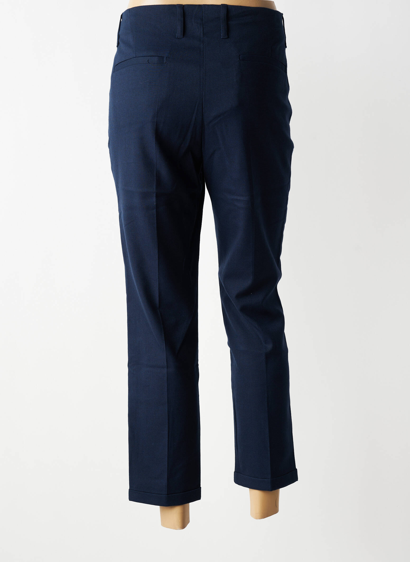 Pantalon 7/8 stretch taille normale bleu HOD femme