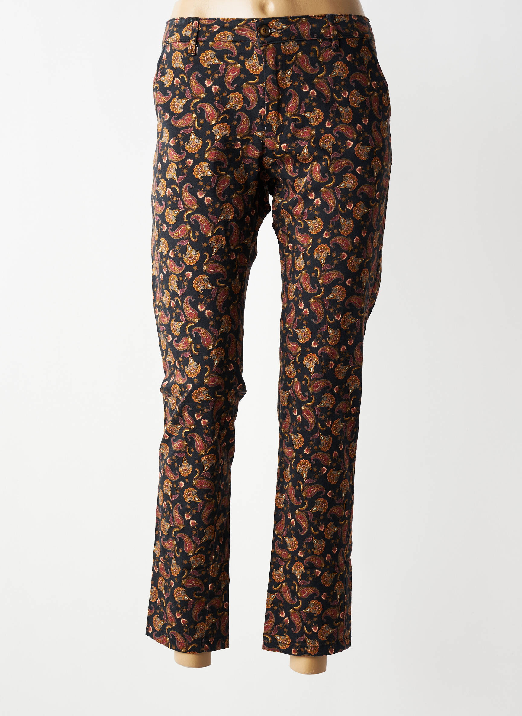 Pantalon 7/8 stretch taille normale noir HOD femme