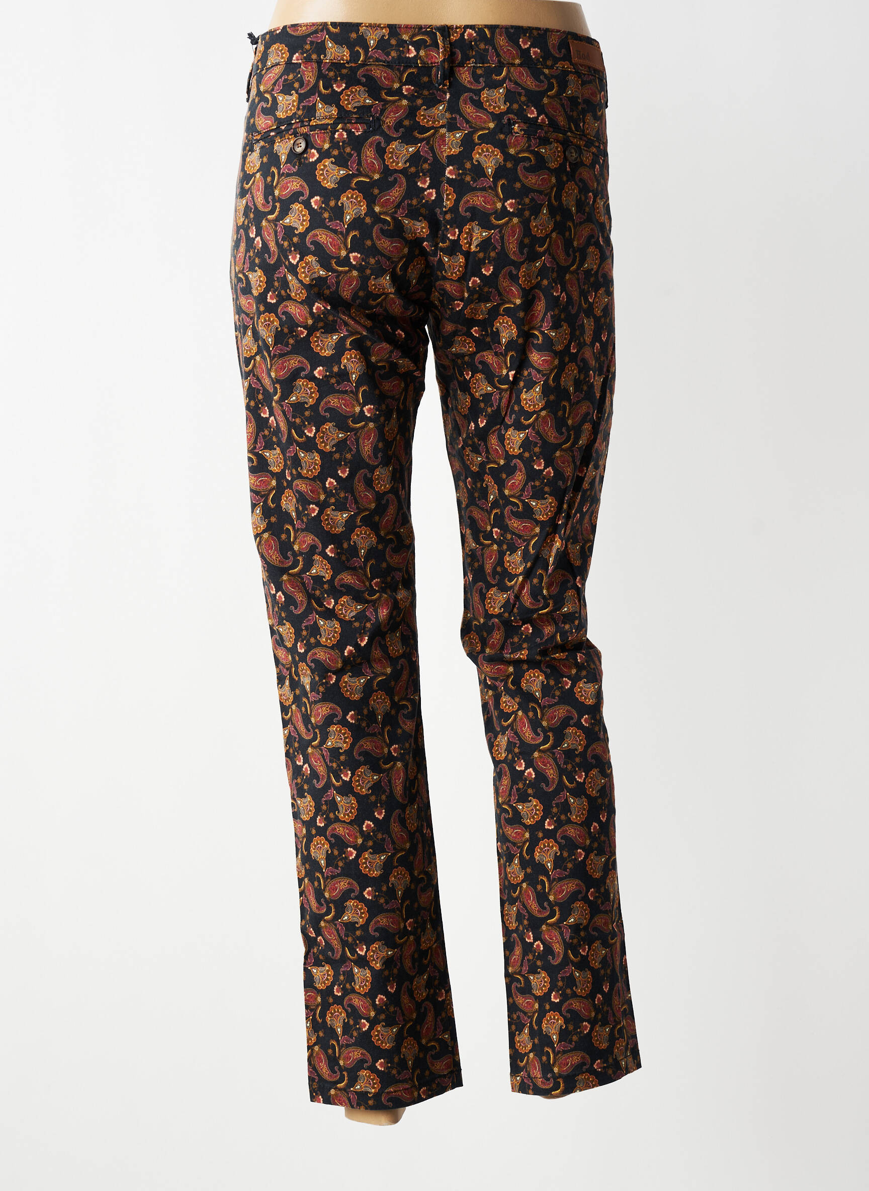 Pantalon 7/8 stretch taille normale noir HOD femme