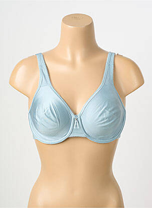 Soutien-gorge effet matière satinée haut soutien-gorge emboitant bleu WACOAL femme