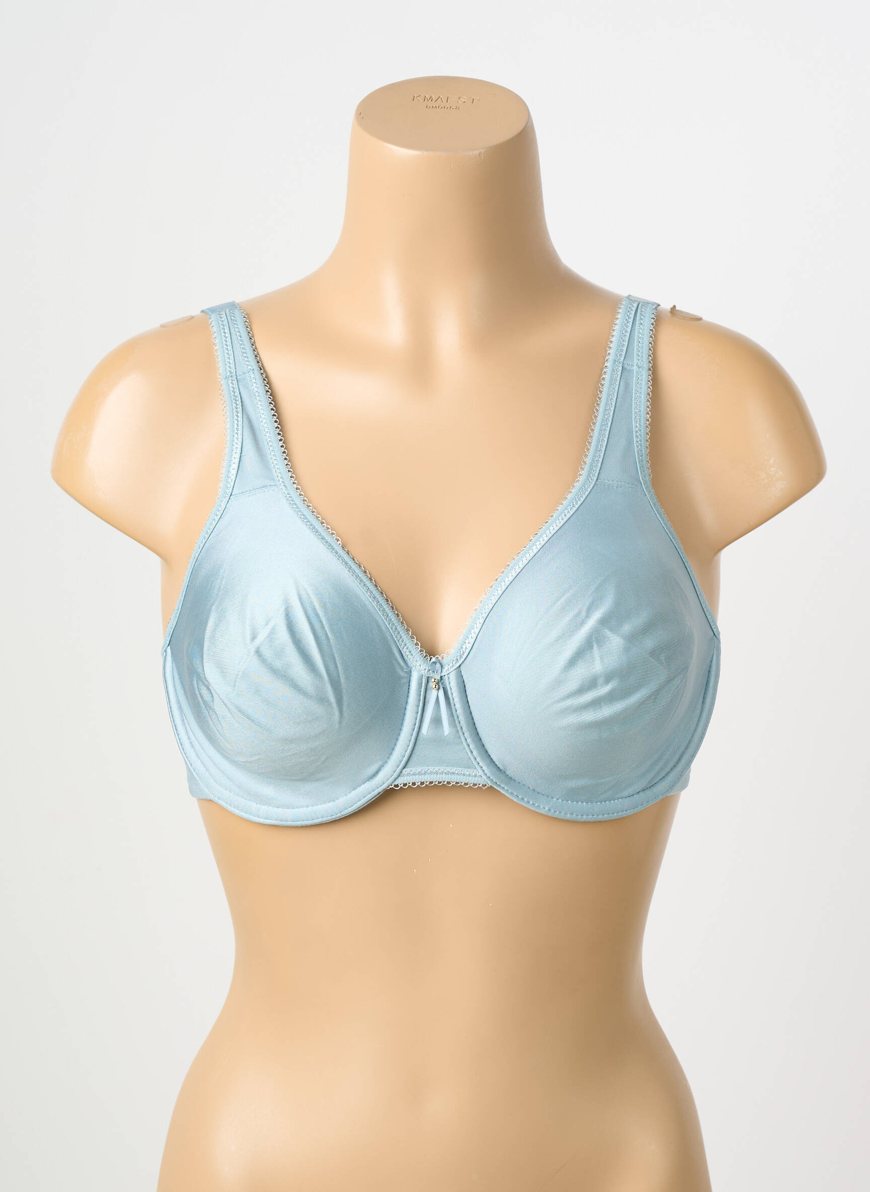 Soutien-gorge effet matière satinée haut soutien-gorge emboitant bleu WACOAL femme