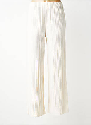 Pantalon large taille normale taille normale beige GARCOA femme