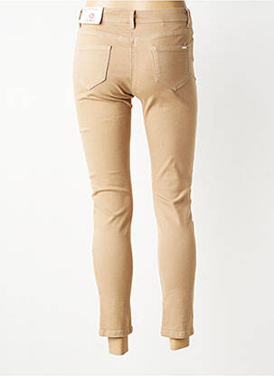 Jeans skinny taille normale taille normale beige MORGAN femme