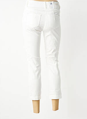 Jeans coupe slim taille normale taille normale blanc C'EST BEAU LA VIE femme