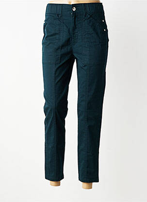 Pantalon 7/8 taille haute taille haute vert STREET ONE femme