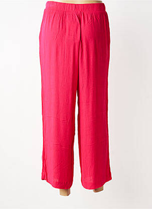 Pantalon 7/8 taille élastique taille normale rose ICHI femme