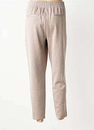 Pantalon 7/8 stretch taille normale marron ICHI femme