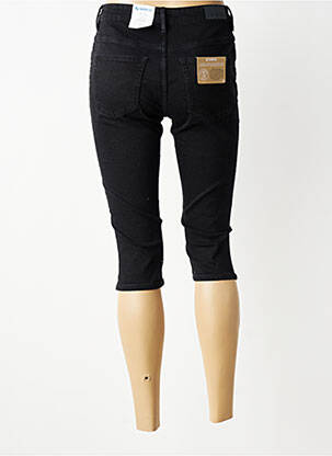 Corsaire tissage denim taille normale noir GARCIA femme