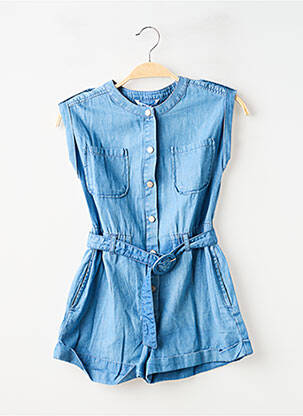 Combishort coupe cintrée manches courtes bleu MAYORAL fille