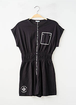 Combishort coupe cintrée manches courtes noir MAYORAL fille