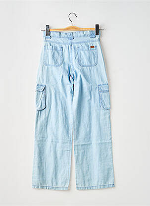 Pantalon cargo coupe droite taille ajustable bleu BOBOLI fille