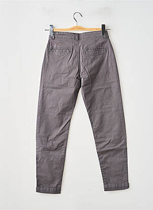Pantalon slim tissage popeline taille ajustable gris BOBOLI garçon