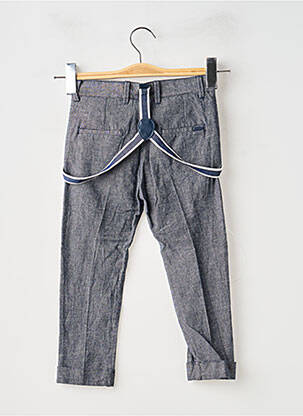 Pantalon chino taille normale taille ajustable bleu BOBOLI garçon
