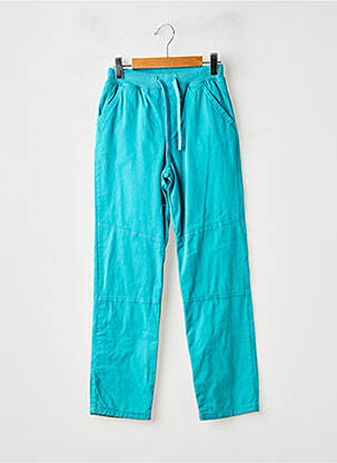 Pantalon droit fermeture liens à nouer taille élastique bleu BOBOLI garçon