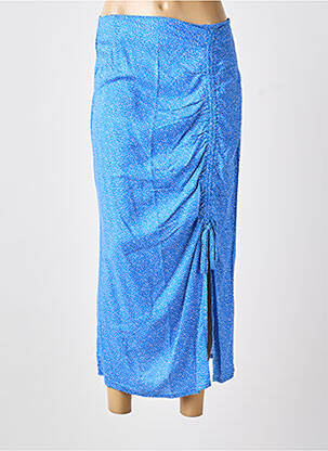 Jupe longue fermeture zip latéral bleu TIFFOSI femme
