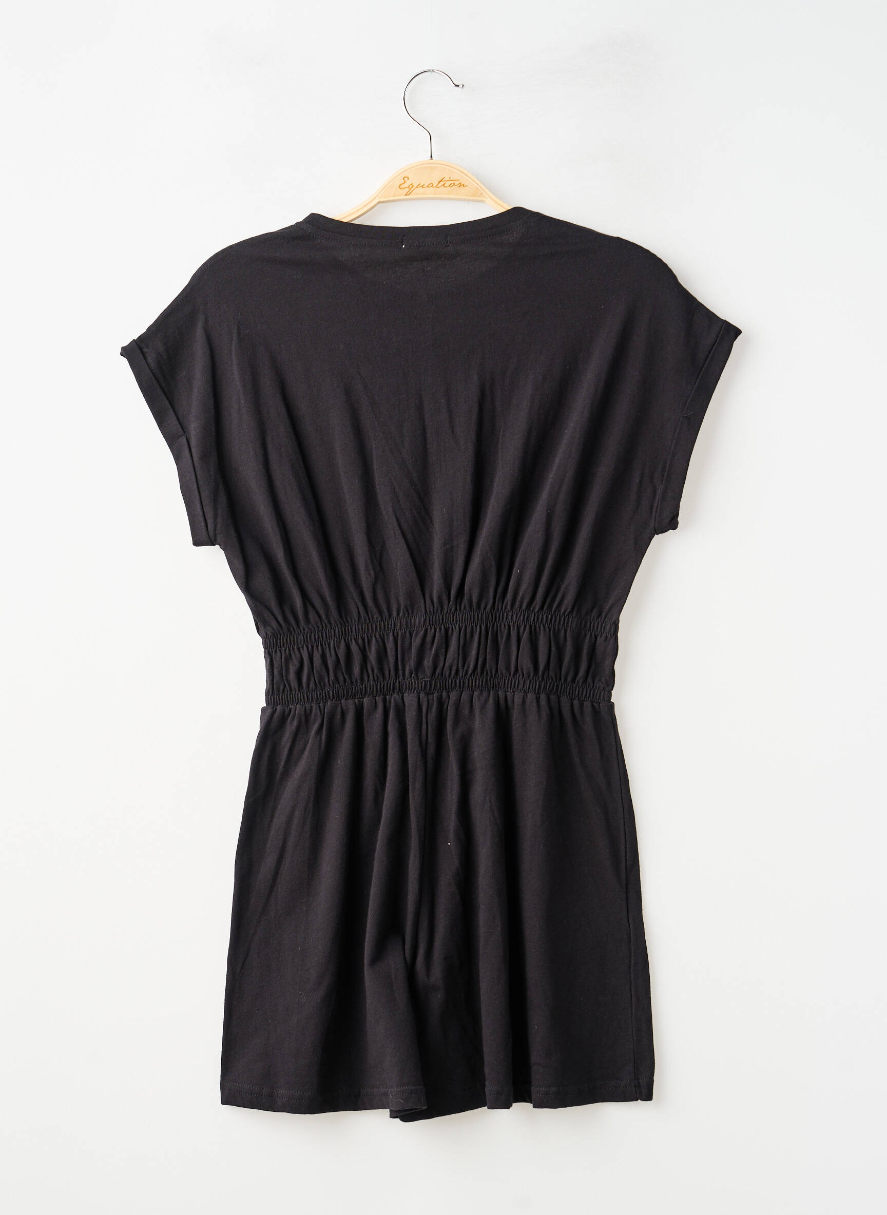 Combishort coupe cintrée manches courtes noir MAYORAL fille