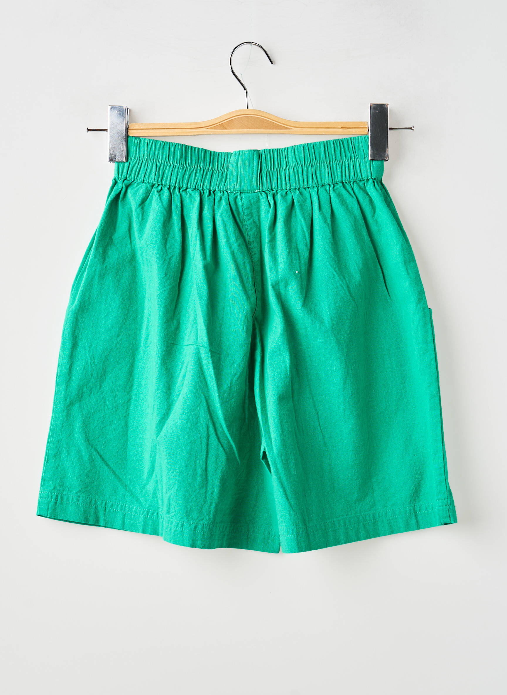Short coupe large taille haute vert C'EST BEAU LA VIE femme