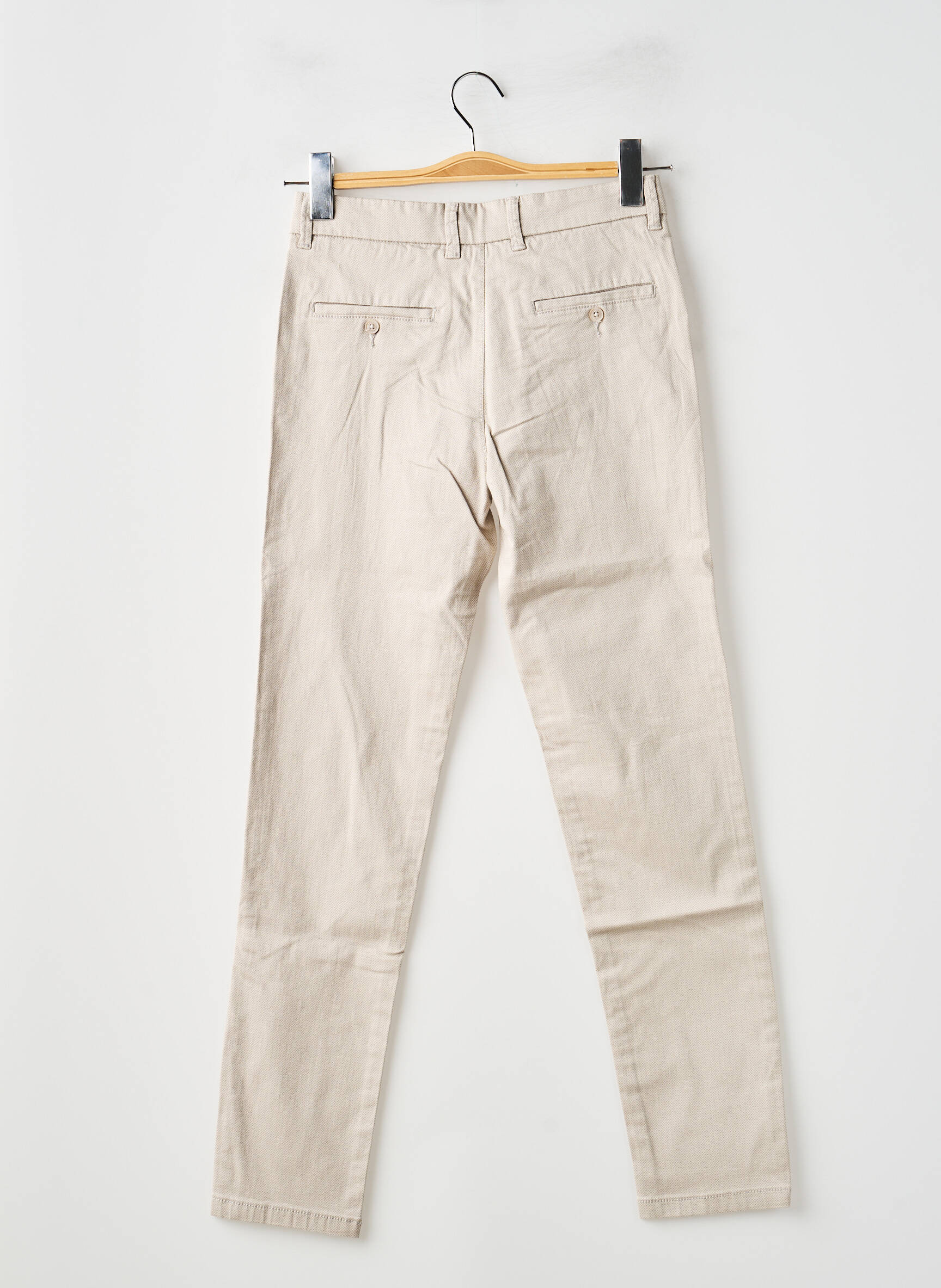 Pantalon chino taille normale taille ajustable beige BOBOLI garçon