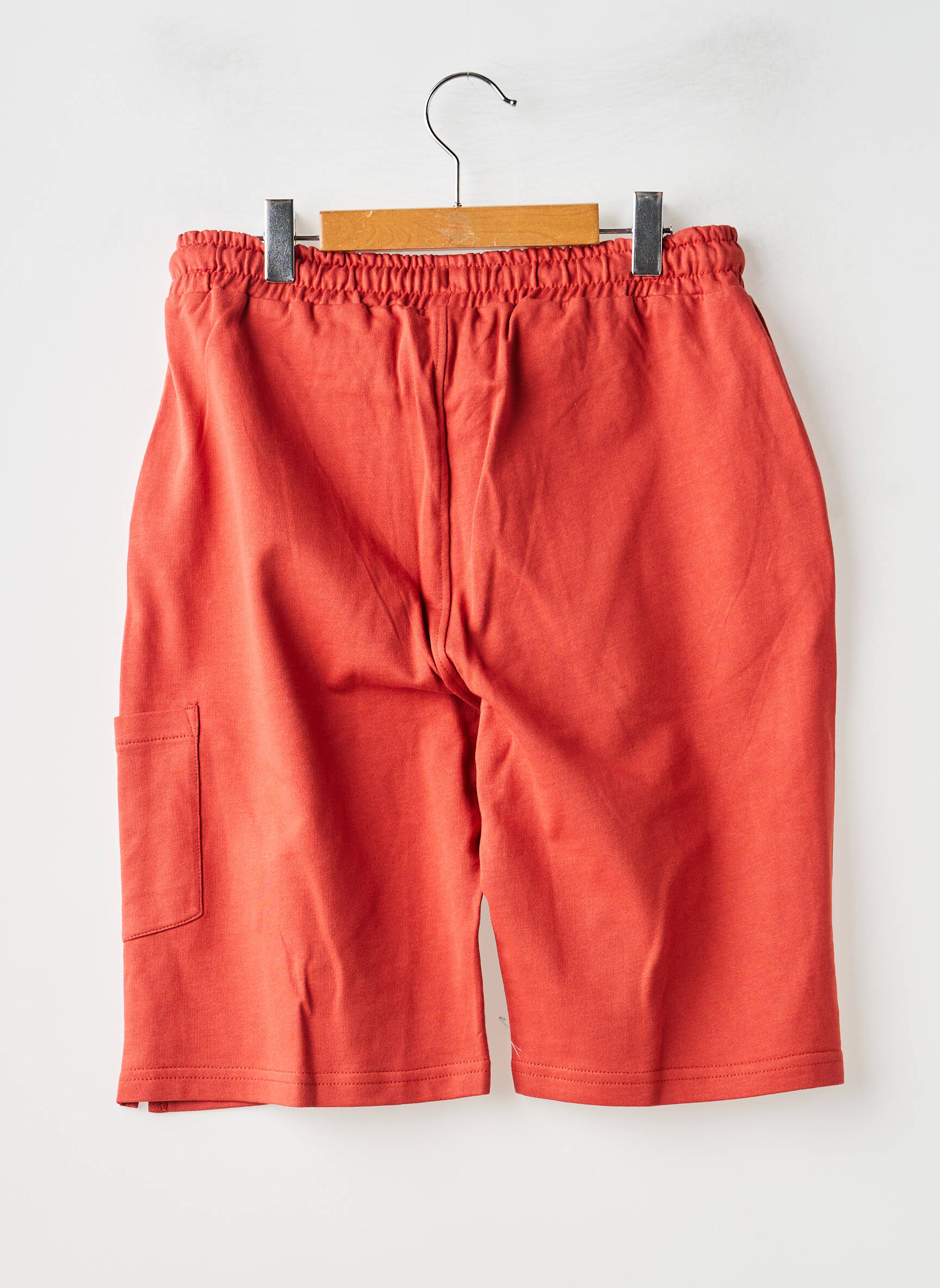 Bermuda fermeture liens à nouer taille élastique orange BOBOLI garçon