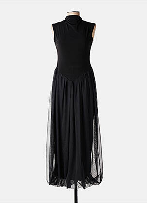 Robe longue sans manche sans manche noir J&H FASHION femme