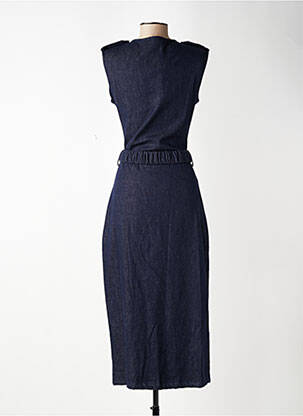 Robe longue sans manche sans manche bleu MOOYA femme