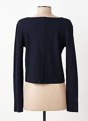 Gilet manches longues coupe cintrée bleu MORGAN femme