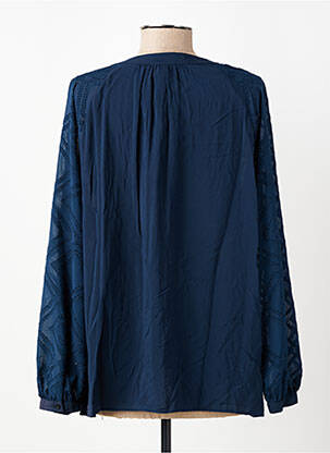 Chemisier coupe fluide manches longues bleu STREET ONE femme