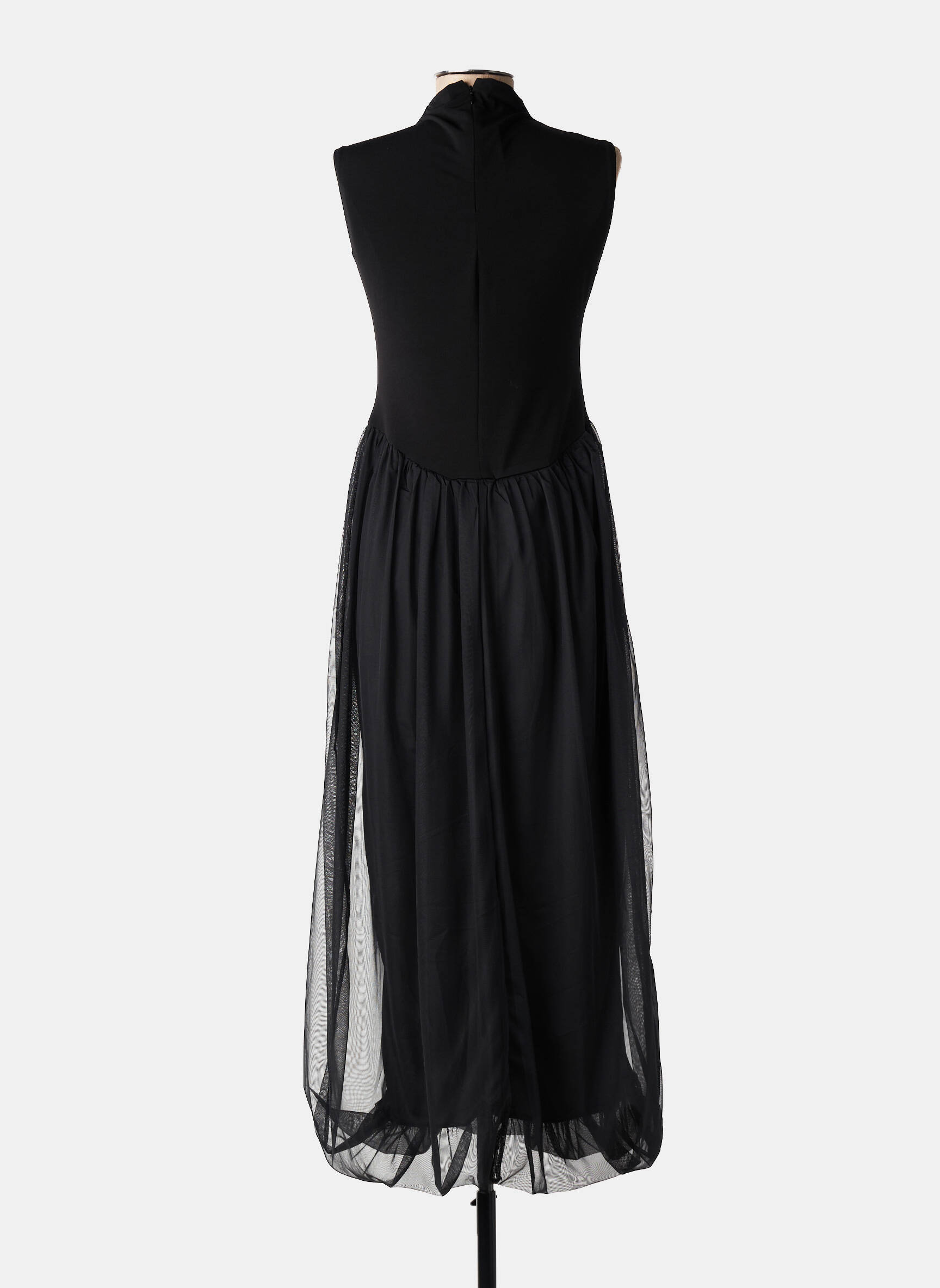 Robe longue sans manche sans manche noir J&H FASHION femme