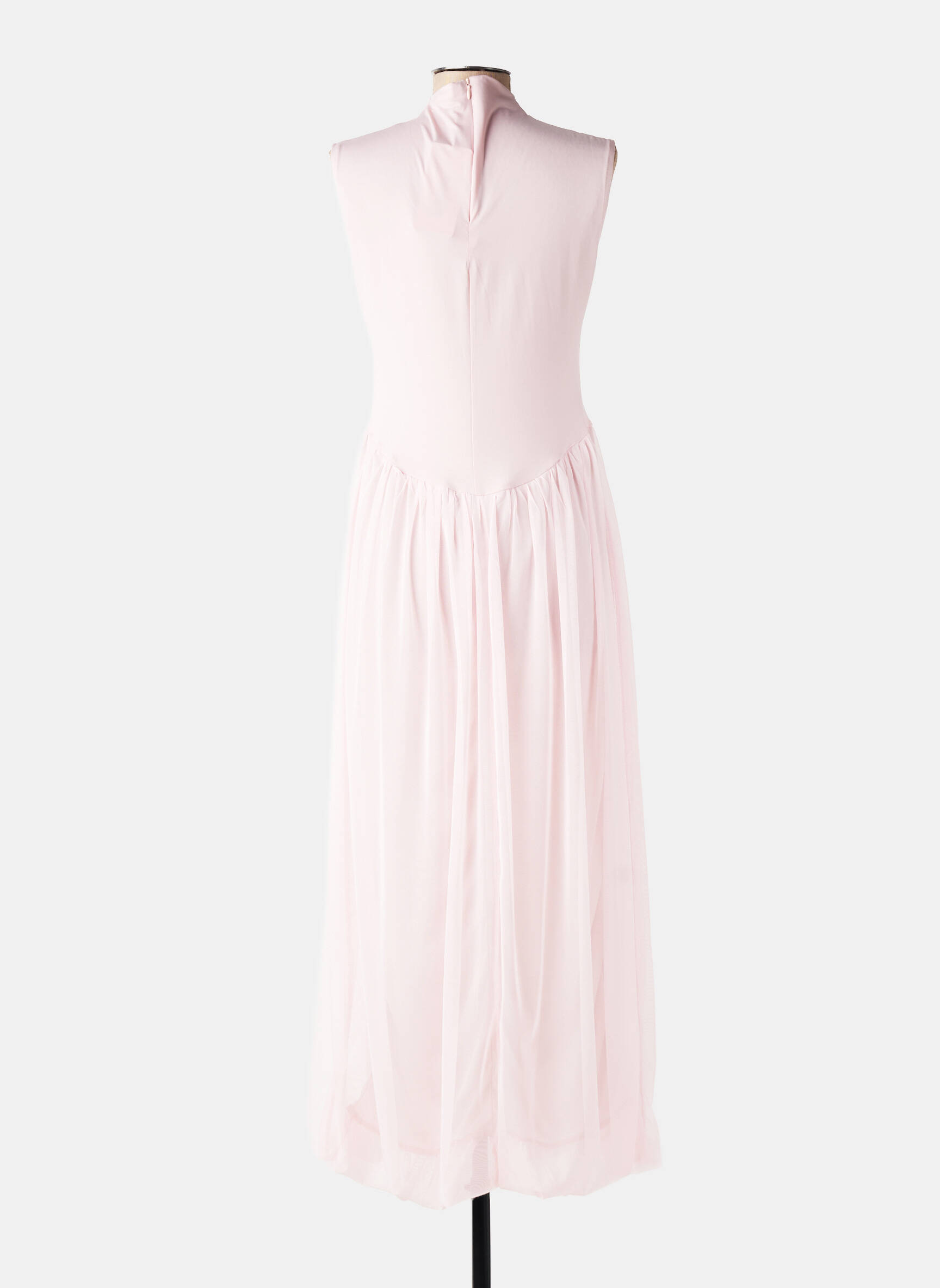 Robe longue sans manche sans manche rose J&H FASHION femme