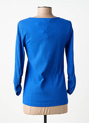 T-shirt manches 3/4 manches 3/4 bleu STREET ONE femme