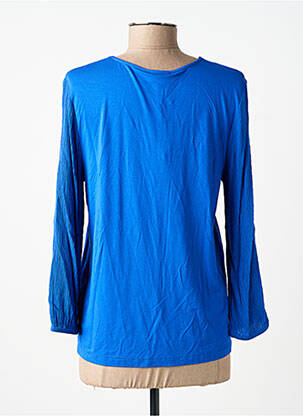 Chemisier coupe cintrée manches longues bleu STREET ONE femme