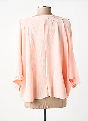 Blouse manches 3/4 manches 3/4 rose J&H FASHION femme