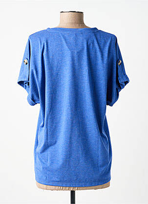 T-shirt coupe droite sans manche bleu GARCIA femme
