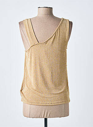 Top stretch sans manche or TIFFOSI femme