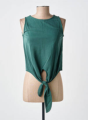 Top stretch sans manche vert TIFFOSI femme