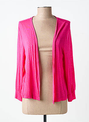 Gilet manches longues manches 3/4 rose STREET ONE femme