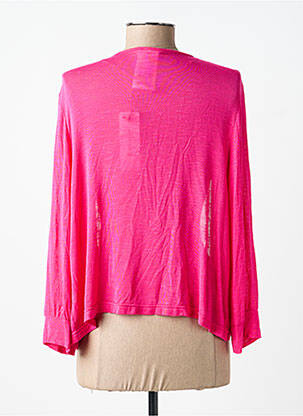 Gilet manches longues manches 3/4 rose STREET ONE femme
