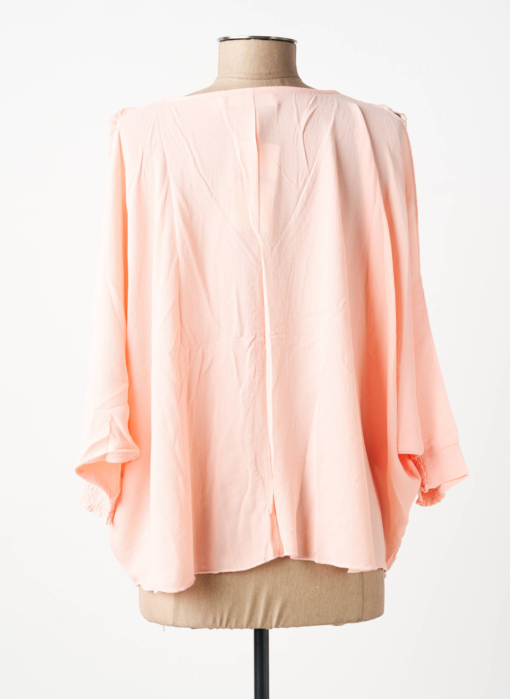 Blouse manches 3/4 manches 3/4 rose J&H FASHION femme