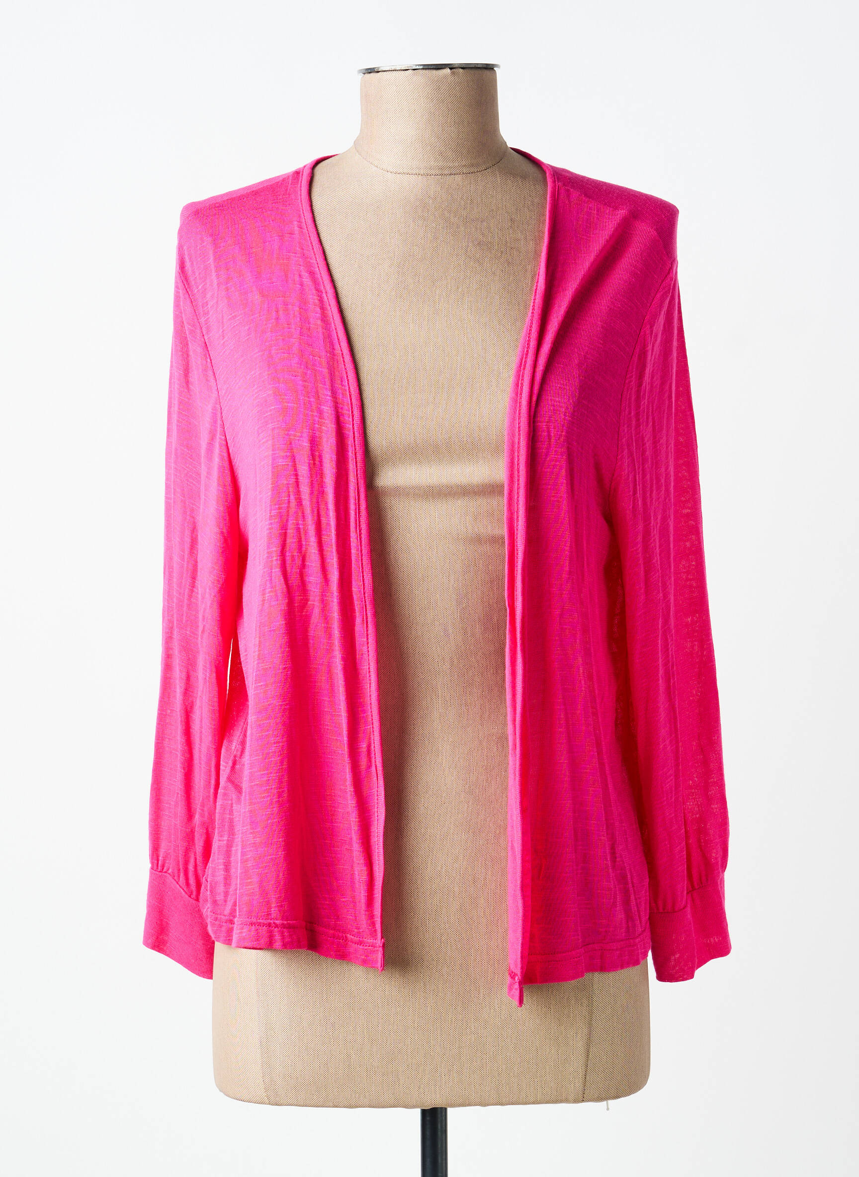 Gilet manches longues manches 3/4 rose STREET ONE femme