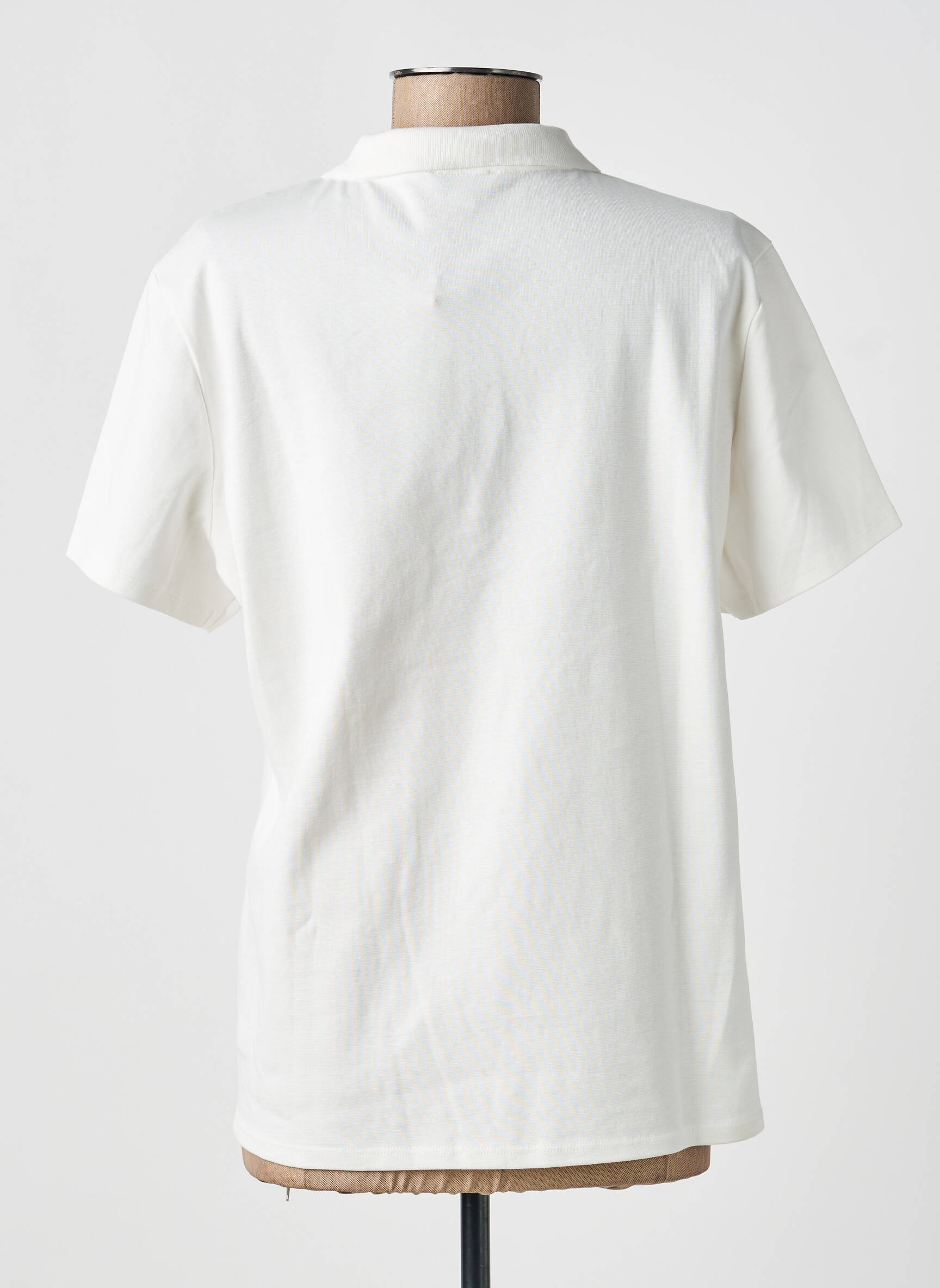 Polo stretch manches courtes beige STREET ONE femme