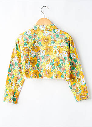 Veste casual fermeture boutonnée sur le devant orange BOBOLI fille