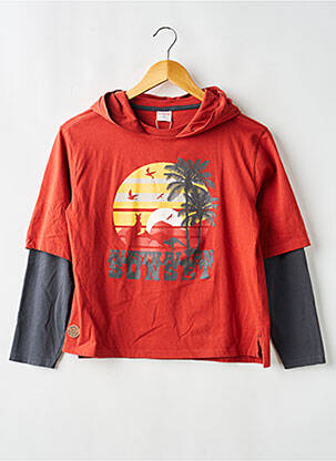 T-shirt manches longues manches longues orange BOBOLI garçon