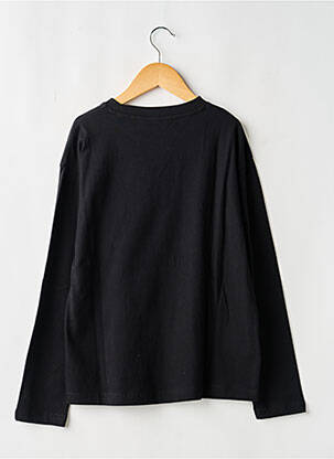 T-shirt manches longues manches longues noir NUKUTAVAKE garçon