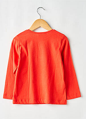 T-shirt coupe cintrée manches longues rouge MAYORAL fille