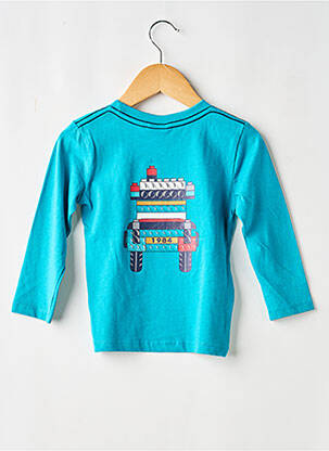 T-shirt manches longues manches longues bleu BOBOLI garçon
