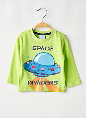 T-shirt manches longues manches longues vert BOBOLI garçon