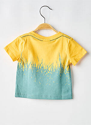 T-shirt stretch manches courtes jaune BOBOLI garçon